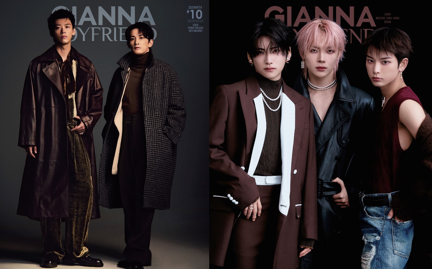 GIANNA BOYFRIEND #10 通常版(表紙:竹内涼真&町田啓太)